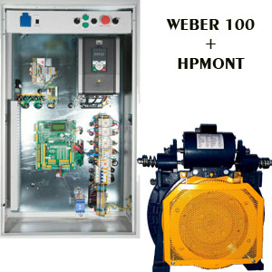 WEBER 100 (380V) 630KG 1M/S HPMONT ترون